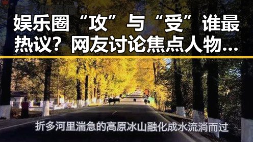 娱乐圈“攻”与“受”谁最热议？网友讨论焦点人物引发热潮